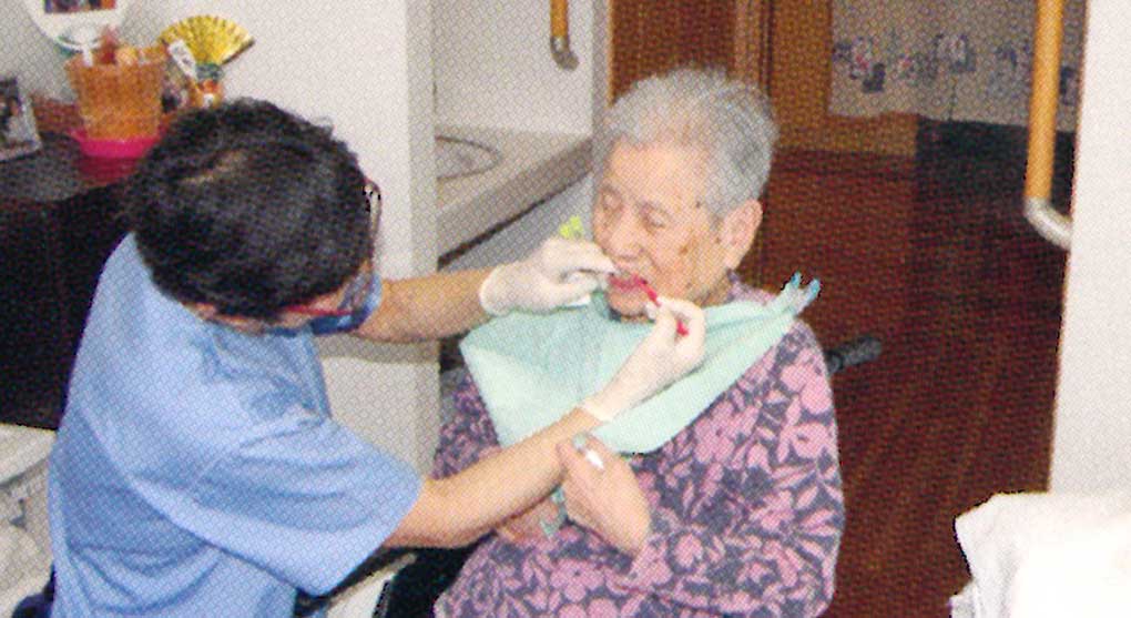 口腔ケアに力を入れています